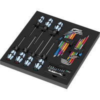 Wera Inserto in schiuma Stainless Set 1, Cacciavite Nero/multi colorata