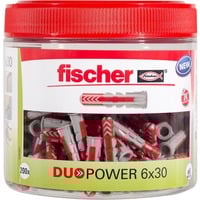 fischer DUOPOWER 6x30, Tassello grigio chiaro/Rosso