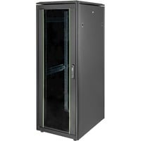 Digitus Armadio di rete Serie Unique - 600 x 800 mm (L x P), IT armadio Nero, Rack indipendenti, 32U, 800 kg, Nero
