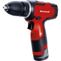 EINHELL TH-CD 12-2 Li Senza chiave 1 kg Nero, Rosso rosso/Nero, Trapano con impugnatura a pistola, Senza chiave, 1 cm, 350 Giri/min, 1300 Giri/min, 24 Nm