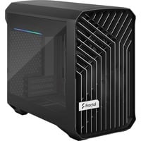 Fractal Design Torrent Nano Micro Tower Nero Nero, Micro Tower, PC, Nero, Micro-ITX, Vetro temperato, 16,5 cm