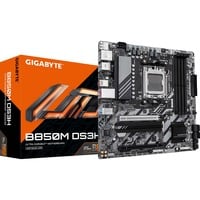GIGABYTE B850M DS3H Scheda Madre - Processori AMD Ryzen Serie 9000, 16+2+2 fasi VRM digitali, fino a 8200MHz DDR5 (OC), 1xPCIe 5.0 + 1xPCIe 4.0 M.2, LAN 2.5, USB 3.2 Gen 2 16+2+2 fasi VRM digitali, fino a 8200MHz DDR5 (OC), 1xPCIe 5.0 + 1xPCIe 4.0 M.2, LAN 2.5, USB 3.2 Gen 2, AMD, Socket AM5, AMD Ryzen 7000 Series, AMD Ryzen 8000 Series, AMD Ryzen 9000 Series, Socket AM5, DDR5-SDRAM, 256 GB