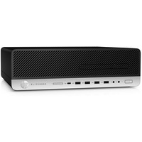 HP EliteDesk 800 G3 SFF Ricondizionato, PC completo Nero/Argento