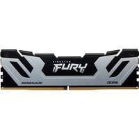 Kingston FURY FURY 24GB 8400MT/s DDR5 CL40 CUDIMM Renegade Silver XMP, Memoria argento/Nero, 24 GB, 1 x 24 GB, DDR5, 288-pin DIMM