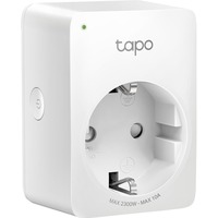 TP-Link Tapo P100 presa intelligente 2300 W Bianco, Presa commutata bianco, Wireless, Bluetooth/Wi-Fi, 2,4 MHz, 802.11b, 802.11g, Wi-Fi 4 (802.11n), Interno, Bianco