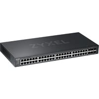Zyxel GS2220-50-EU0101F switch di rete Gestito L2 Gigabit Ethernet (10/100/1000) Nero, Interruttore Gestito, L2, Gigabit Ethernet (10/100/1000), Montaggio rack