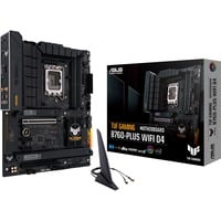 ASUS TUF GAMING B760-PLUS WIFI D4 Intel B760 LGA 1700 ATX, Scheda madre Nero, Intel, LGA 1700, Intel® Celeron®, Intel® Core™ i3, Intel® Core™ i5, Intel® Core™ i7, Intel® Core™ i9,..., LGA 1700, DDR4-SDRAM, 192 GB