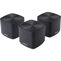 ASUS ZenWiFi XD4 Plus (B-3-PK) Dual-band (2.4 GHz/5 GHz) Wi-Fi 6 (802.11ax) Nero 2 Interno, Router di rete Nero, Nero, Interno, Router Mesh, Potenza, 445,93 m², Dual-band (2.4 GHz/5 GHz)