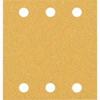 Bosch 2 608 900 891 fornitura per utensili rotanti per molatura/levigatura Legno Carta abrasiva, Foglio abrasivo Carta abrasiva, Legno, Bosch, Marrone, Rettangolare, 115 mm