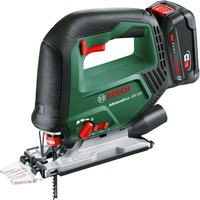 Bosch AdvancedSaw 18V seghetto elettrico 3000 spm (fogli per minuto) 1,9 kg, Puzzle verde, Nero, Verde, 45°, Alluminio, Laminato, Plastica, Acciaio, Legno, Alluminio, Senza spazzola, 3000 spm (fogli per minuto)