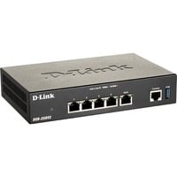 D-Link DSR-250V2 router wireless Gigabit Ethernet Nero 802.11g, Collegamento ethernet LAN, Nero, Router da tavolo/palo