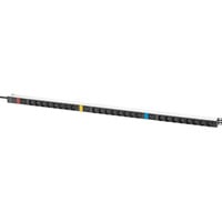 Digitus PDU IT base con profilo in alluminio, 27 prese, 24x C13, 3x C19, Ciabatta Nero/alluminio