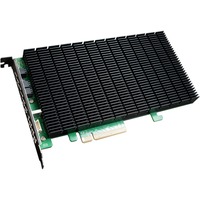 HighPoint SSD6204A controller RAID PCI Express x8 3.0 8 Gbit/s, Scheda di interfaccia PCI Express 3.0, PCI Express x8, 0, 1, 8 Gbit/s, 4 canali, 920,585 h