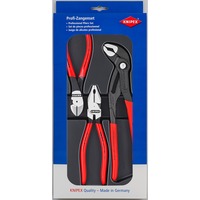 KNIPEX 00 20 10 pinza Set di pinze, Set pinze Nero, Set di pinze, 3 mm, Plastica, Rosso, 170 mm, 4 cm