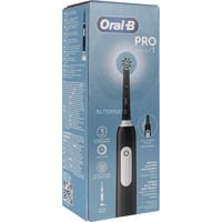 Procter & Gamble Oral-B Pro 1 Cross Action, Spazzolino da denti elettrico Nero, Adulto, Spazzolino rotante-oscillante, Cura quotidiana, Sensibile, Sbiancante, Nero, 2 min, Rotondo
