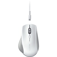 Razer Pro Click mouse Mano destra RF senza fili + Bluetooth Ottico 16000 DPI bianco/grigio, Mano destra, Ottico, RF senza fili + Bluetooth, 16000 DPI, Grigio, Bianco