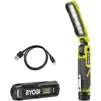 Ryobi Lampada da cantiere a batteria 4V RLI4-120G, Torcia elettrica 