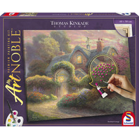 Schmidt Spiele My ArtNOBLE Thomas Kinkade - Rosebud Cottage, Vernice 