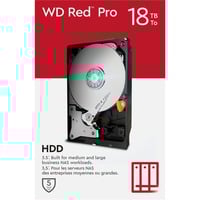 WD Ultrastar Red Pro 3.5" 18000 GB SATA, Hard-disk 3.5", 18000 GB, 7200 Giri/min