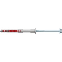 fischer Tassello a gambo lungo DuoXpand 10x140 FUS grigio chiaro/Rosso