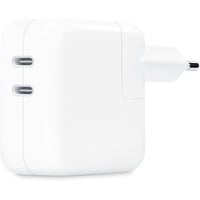 Apple Adattatore di alimentazione Dual USB-C MW2K3ZM/A, 35 Watt, Caricabatterie bianco