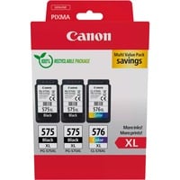 Canon 5437C004 cartuccia d'inchiostro 3 pz Originale Resa elevata (XL) Nero, Ciano, Magenta, Giallo Resa elevata (XL), Nero, Ciano, Magenta, Giallo, 3 pz, Value pack