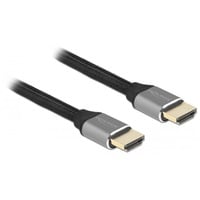 DeLOCK 83994 cavo HDMI 0,5 m HDMI tipo A (Standard) Grigio grigio, 0,5 m, HDMI tipo A (Standard), HDMI tipo A (Standard), Compatibilità 3D, 48 Gbit/s, Grigio