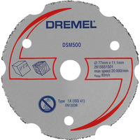 Dremel DSM20 disco da taglio multiuso in carburo (DSM500), Lama 