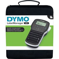 Dymo LabelManager ™ 280 QWERTZ Kitcase, Stampa etichette Nero/Argento, QWERTZ, D1, Trasferimento termico, Ioni di Litio, Nero, Argento