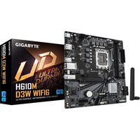 GIGABYTE H610M D3W WIFI6, Scheda madre Nero/grigio