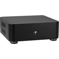 Inter-Tech ITX A60 Mini Tower Nero 60 W, Case HTPC Nero, Mini Tower, PC, Nero, ITX, Alluminio, 4 cm