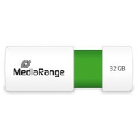 MediaRange Color Edition 32 GB, Chiavetta USB bianco/Verde