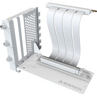 Montech Kit di montaggio verticale per GPU, cavo di estensione PCIe 4.0 bianco