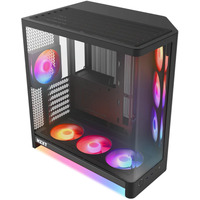 NZXT H6 RGB+ ( 2026 ) Tutto Nero, Chassis Tower Nero