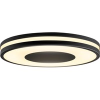 Philips Hue Plafoniera Being, Luce LED Nero, Philips Hue White ambiance Plafoniera Being, Lampada a soffitto intelligente, Bluetooth/Zigbee, Nero, LED, Metallo, Plastica, Lampadina/e non sostituibile/i