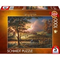 Schmidt Spiele Terry Redlin: Oro del sole sui campi maturi, Puzzle 