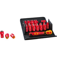 Wera 8100 SA VDE 1 Set di cricchetti Zyklop, 1/4", Set di strumenti Nero/Verde