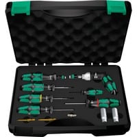 Wera Kit di montaggio per sistemi di controllo della pressione degli pneumatici, Cacciavite Nero/Verde