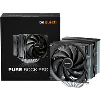 be quiet! Pure Rock Pro 3 Processore Raffreddatore d'aria 12 cm Argento 1 pz, raffreddamento CPU  Nero/Argento, Raffreddatore d'aria, 12 cm, 2000 Giri/min, 101,2 m³/h, Argento