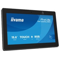 iiyama TW1625LASC-B3PNR Monitor PC 39,6 cm (15.6") 1920 x 1080 Pixel LED Touch screen, Monitor LED Nero (opaco), 39,6 cm (15.6"), 1920 x 1080 Pixel, LED, 20 ms