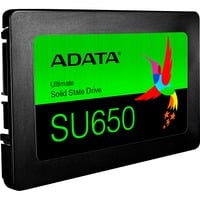 ADATA Ultimate SU650 256 GB 2.5" Serial ATA III 3D NAND, Disco a stato solido Nero, 256 GB, 2.5", 520 MB/s, 6 Gbit/s