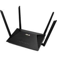ASUS RT-AX53U router wireless Gigabit Ethernet Dual-band (2.4 GHz/5 GHz) Nero Nero, Wi-Fi 6 (802.11ax), Dual-band (2.4 GHz/5 GHz), Collegamento ethernet LAN, 3G, Nero, Router da tavolo