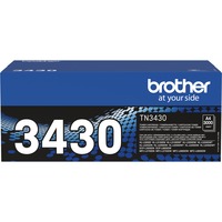 Brother TN-3430 cartuccia toner 1 pz Originale Nero 3000 pagine, Nero, 1 pz