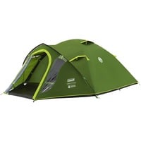 Coleman 2209416 Darwin 3 Plus BlackOut, Tenda verde scuro/verde chiaro