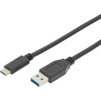Digitus Cavo di collegamento USB 3.2 Gen 2 USB-A > USB-C Nero
