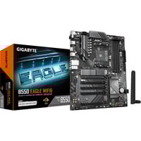 GIGABYTE B550 EAGLE WIFI6 Scheda madre - CPU AMD Ryzen serie 5000 G, VRM a 10+3+1 fasi, fino a 3200 MHz DDR4, 1xPCIe 4.0 + 1xPCIe 3.0 M.2, LAN 1GbE, WIFI 6, USB 3.2 Gen 2 VRM a 10+3+1 fasi, fino a 3200 MHz DDR4, 1xPCIe 4.0 + 1xPCIe 3.0 M.2, LAN 1GbE, WIFI 6, USB 3.2 Gen 2, AMD, Socket AM4, AMD Ryzen 3000 Series, AMD Ryzen 4000 Series, AMD Ryzen 5000 Series, Socket AM4, DDR4-SDRAM, 128 GB