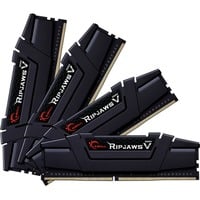 G.Skill Ripjaws V F4-3600C14Q-32GVKA memoria 32 GB 4 x 8 GB DDR4 3600 MHz Nero, 32 GB, 4 x 8 GB, DDR4, 3600 MHz, 288-pin DIMM