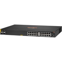 Hewlett Packard Enterprise Aruba 6000 24G Class4 PoE 4SFP 370W Gestito L3 Gigabit Ethernet (10/100/1000) Supporto Power over Ethernet (PoE) 1U Gestito, L3, Gigabit Ethernet (10/100/1000), Supporto Power over Ethernet (PoE), Montaggio rack, 1U