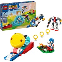 Sonic 77001 Duello al Falò di Sonic, Giochi per Bambini e Bambine 7+ con Personaggi del Videogioco, Idea Regalo per Gamer, Giochi di costruzione