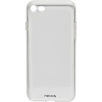 Nevox StyleShell Flex custodia per cellulare Cover a guscio Grigio, Trasparente, Custodia per telefono bianco/trasparente, Cover a guscio, Apple, iPhone 7, Grigio, Trasparente